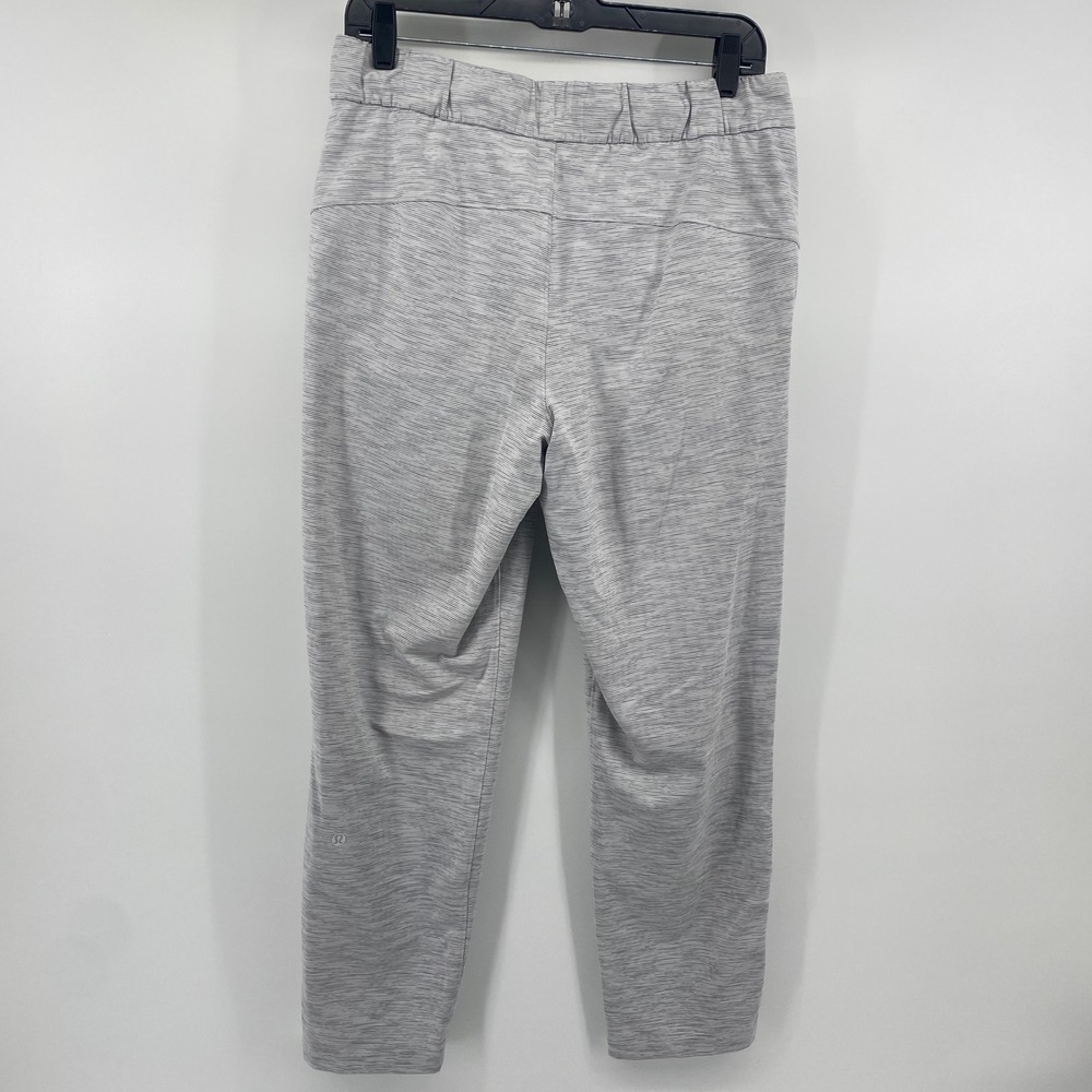 Lululemon On the Fly 7/8 Pant Women 8 Grey Space Dye Luxtreme Joggers LW5BVFS - Picture 2 of 11